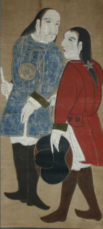 大黒屋光太夫磯吉画幅(大黒屋光太夫記念館蔵)